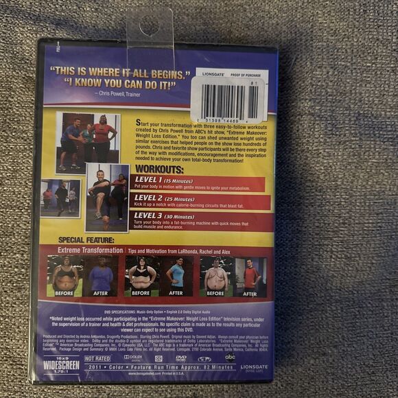 Extreme Makeover Weight Loss Edition: The Workout DVD, NEW - Picture 2 of 2